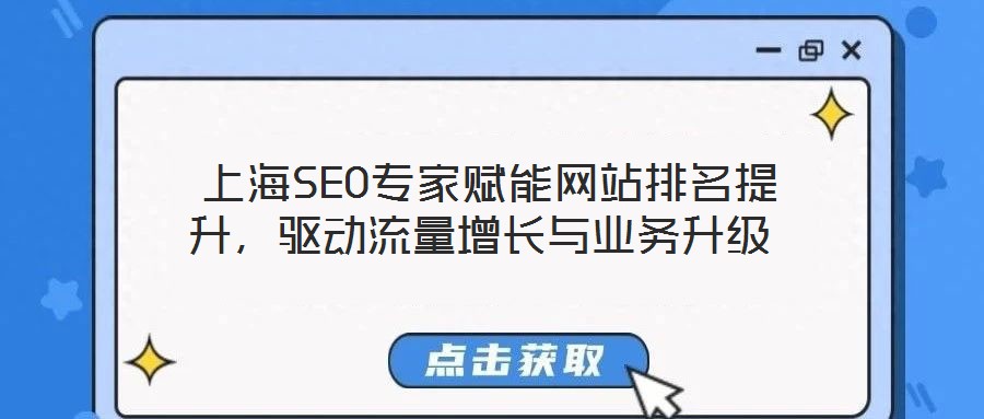  上海SEO專家賦能網(wǎng)站排名提升，驅(qū)動流量增長與業(yè)務(wù)升級
